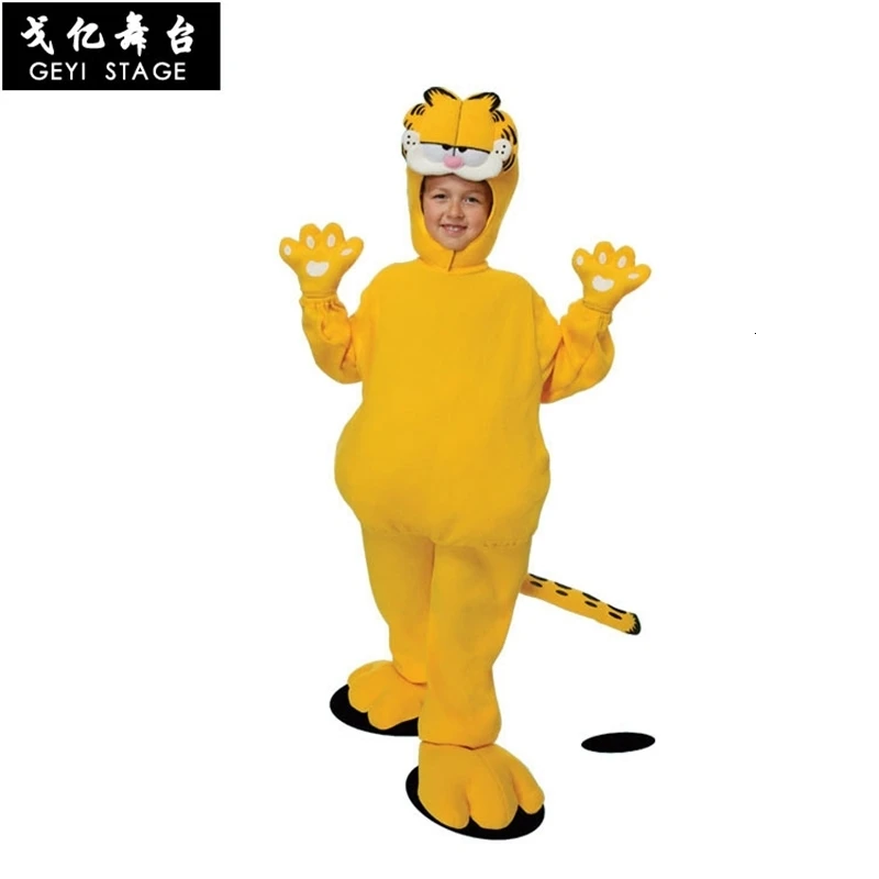 

Hot halloween dress party movie cosplay dress adult children garfield party for the boy boy boy