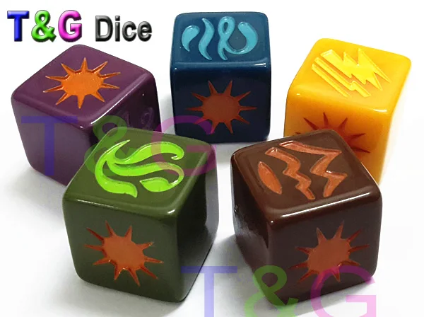 T &amp G Customize Высокое качество пользовательские кости/штампы 16 мм D6 кости для