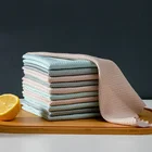 5 шт. эффективная салфетка из микрофибры для протирания чешуи с защитой от жира салфетка для протирания прочная впитывающая домашняя салфетка для мытья посуды кухонное чистящее полотенце