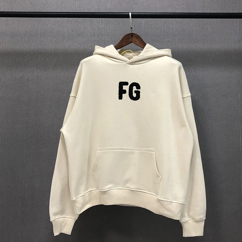 

Famous Streetwear Brand Kanye West FG Hip Hop High Street Oversized 100% 1:1 cotton Sweatshirts Hoodies Streetwear Men Clothing