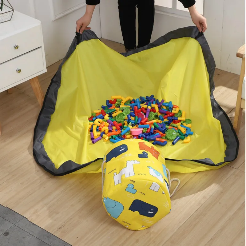 Сумка для хранения игрушек 50/150 см контейнер чистки органайзер игрового коврика