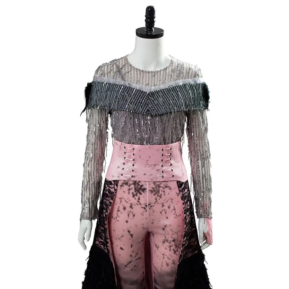 Костюм Одри для косплея злых людей 3 костюм розового цвета униформа женщин на