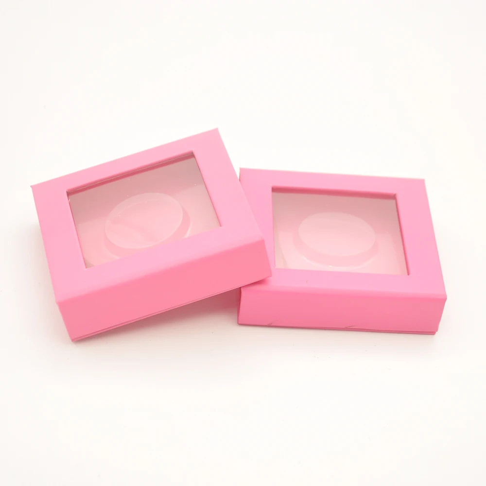 

Wholesale Lash Boxes Packaging Eyelash Box Package Custom Square Rose Red False Eyelashes Makeup Storage Case bulk Vendors