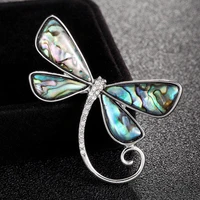 donia jewelry kawaii dragonfl brooch patina shell insect costume accessories ladies brooch hat accessories