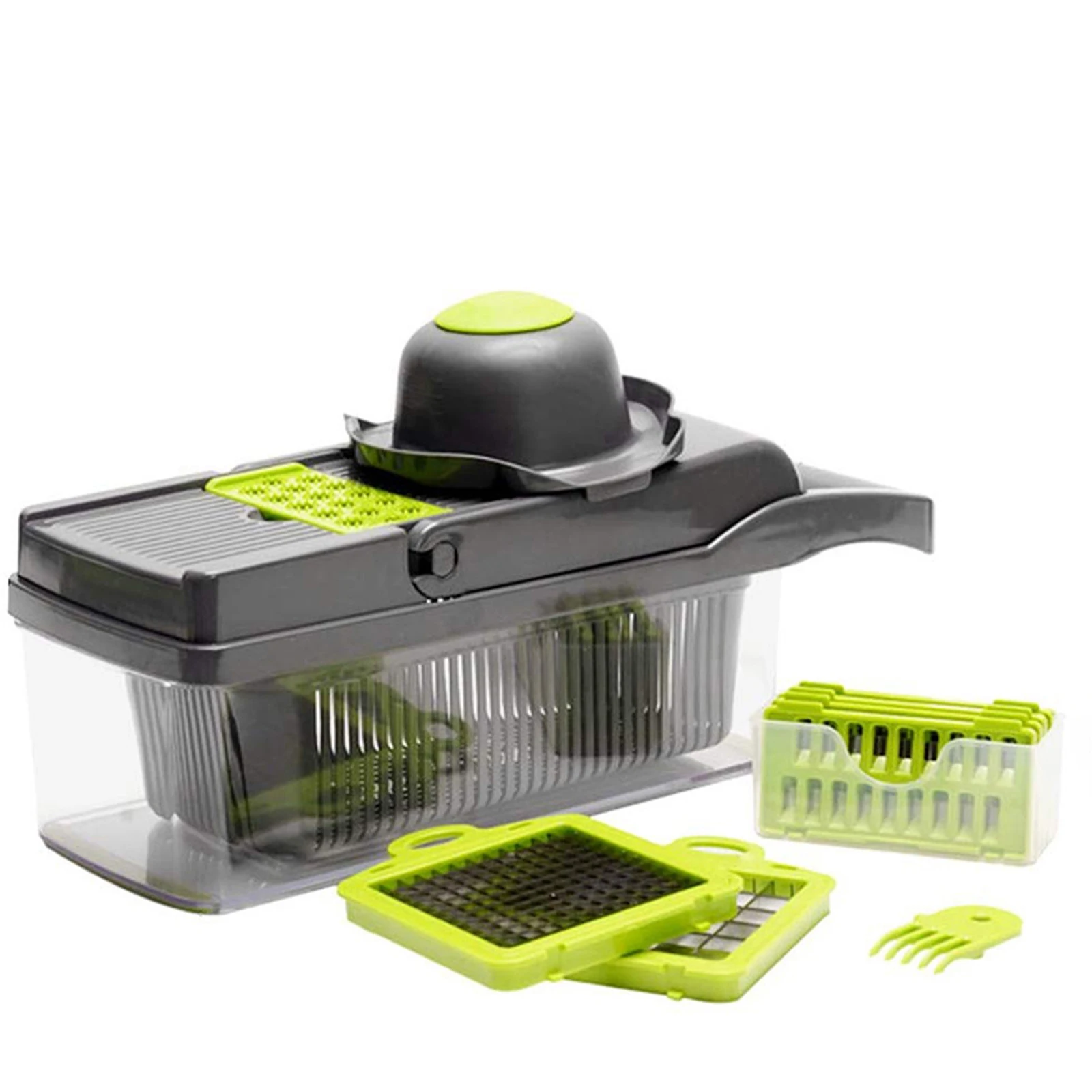 

Household Multi-Functional Stainless Steel Potato Cutter Chopper Grater Shredders Kitchen Tools