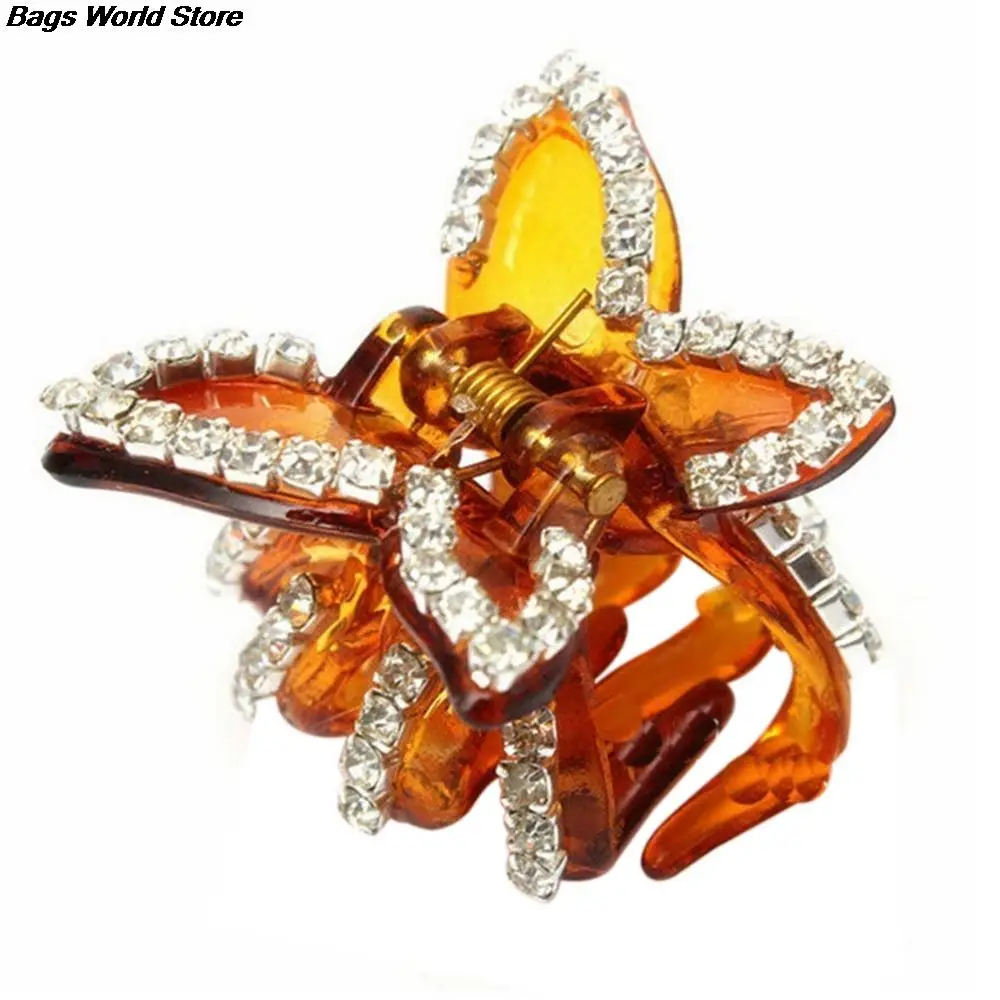 Женская заколка для волос модная черная аксессуары девочек простая Заколка-краб