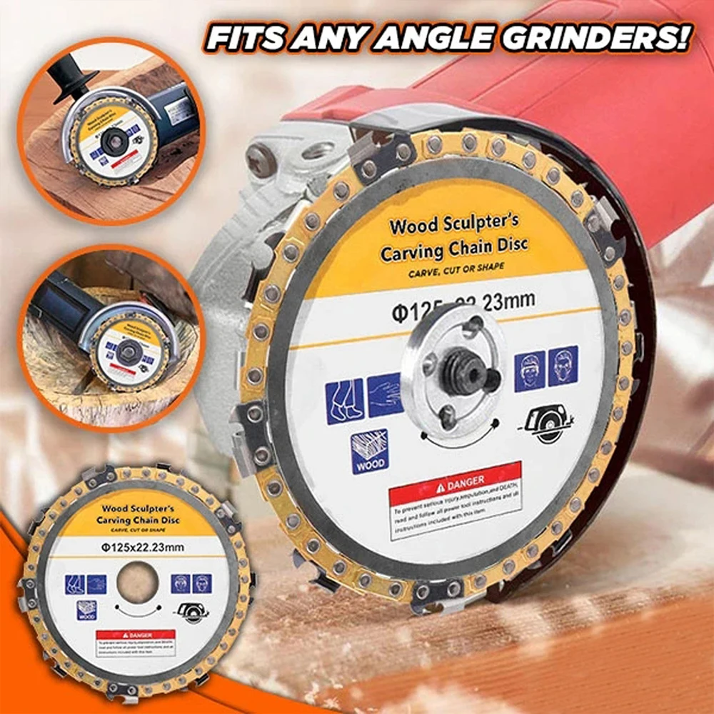 5 дюймов цепная дробилка цепных пил диск деревообрабатывающий пластина цепи