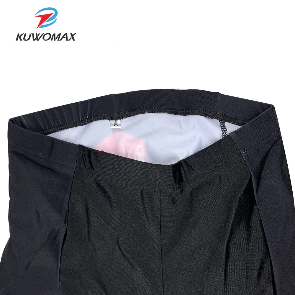 

2022 New KUWOMAX Hot Sale Unisex Black Bicycle Cycling Comfortable Underwear Sponge Gel 3D Padded Bike Short Pants Cycling Shor