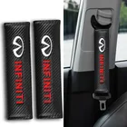 2 шт., накладки на автомобильный ремень безопасности Infiniti FX35 Q50 Q30 ESQ QX50 QX60 QX70 EX JX35 G35 G37