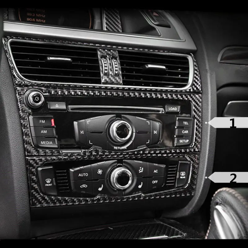 CNORICARC внутренний Средний контрольный CD панель Декоративная полоса для Audi A4 B8 Q5