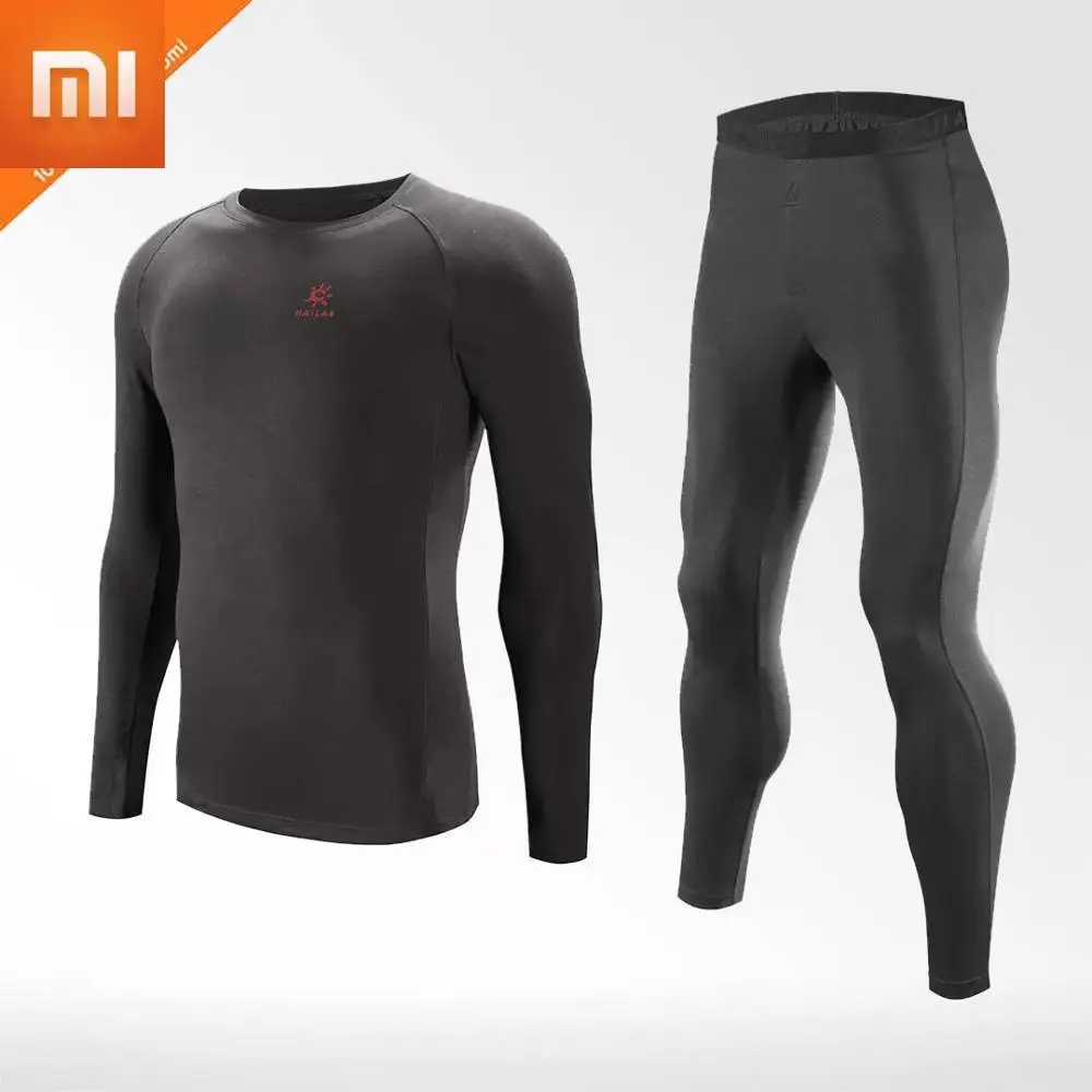 Термобелье Xiaomi осенне-зимнее тонкое быстросохнущее для мужчин и женщин | Бытовая