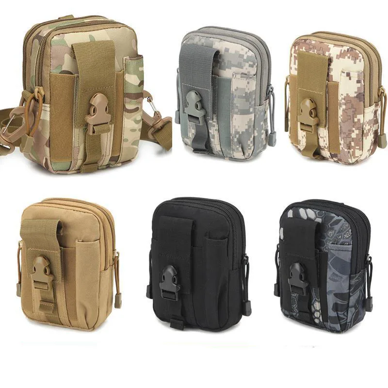 

2020 New Military Waist Fanny Pack Phone Waist Pack Bag Travel Pocket Money Pouch Tactical Molle Pouch Belt Bag