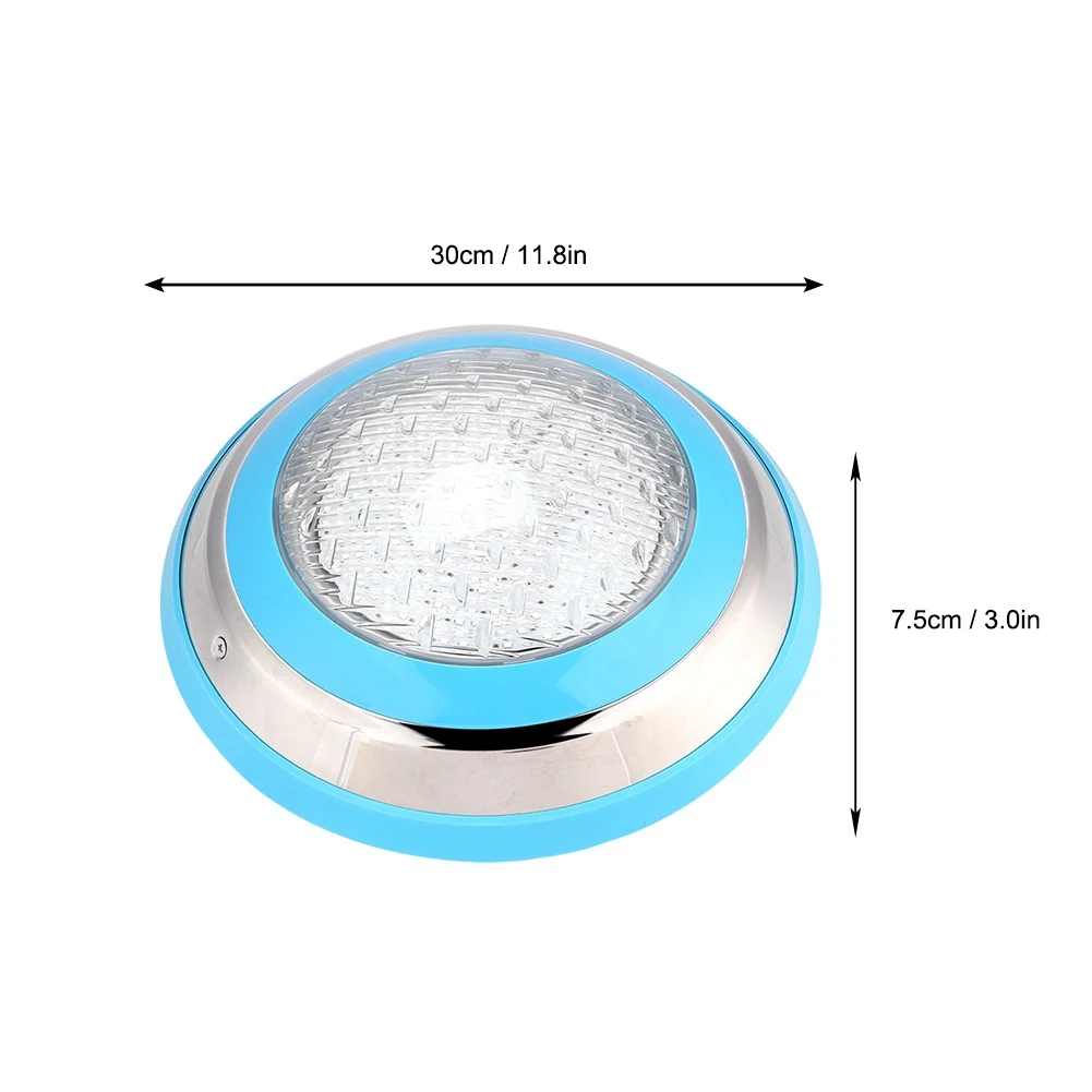 

AC12V 35W 360LED Waterproof Pool Light Multicolor RGB Underwater Lamp with Remote Control