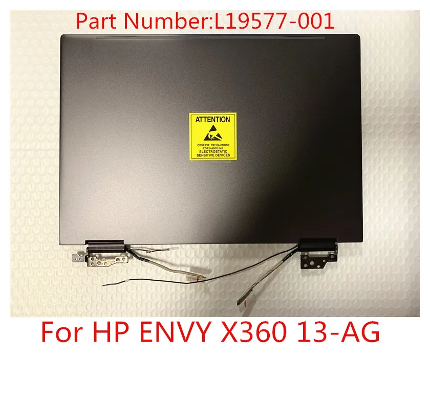 

L19577-001 13.3-inch for HP ENVY X360 13M-AG0002DX 13-AG0010CA 13Z-AG000 13-AG0007CA 13-AG LCD panel assembly hinge assembly FHD