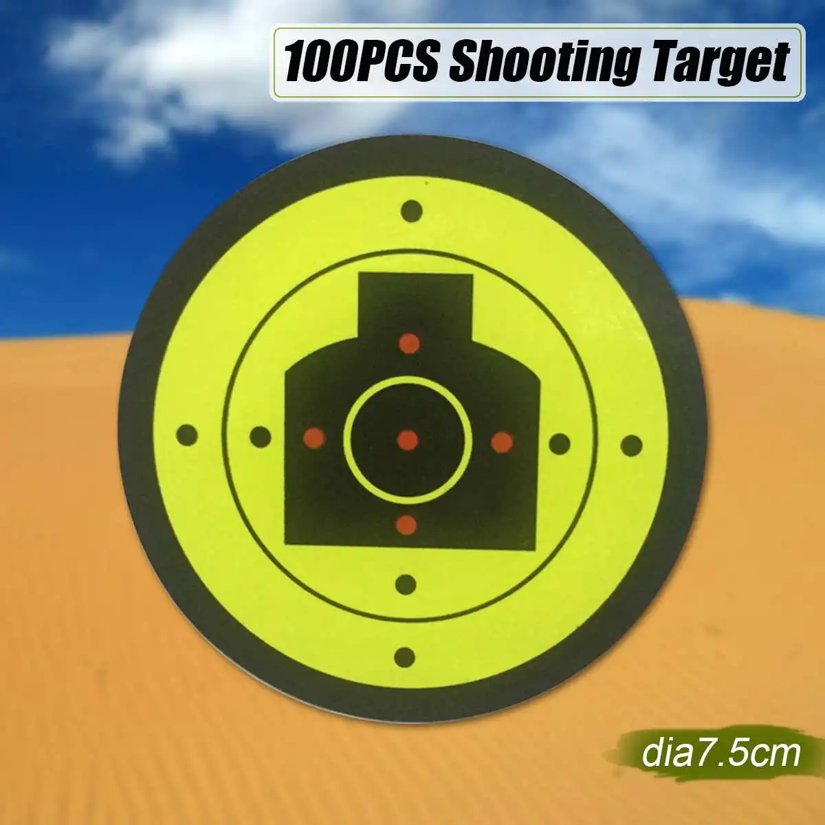 

Multi Bullseye Splatterburst Shooting Targets Paper Shooting Adhesive Targets Splatter Objective Sticker for Shooting Practice