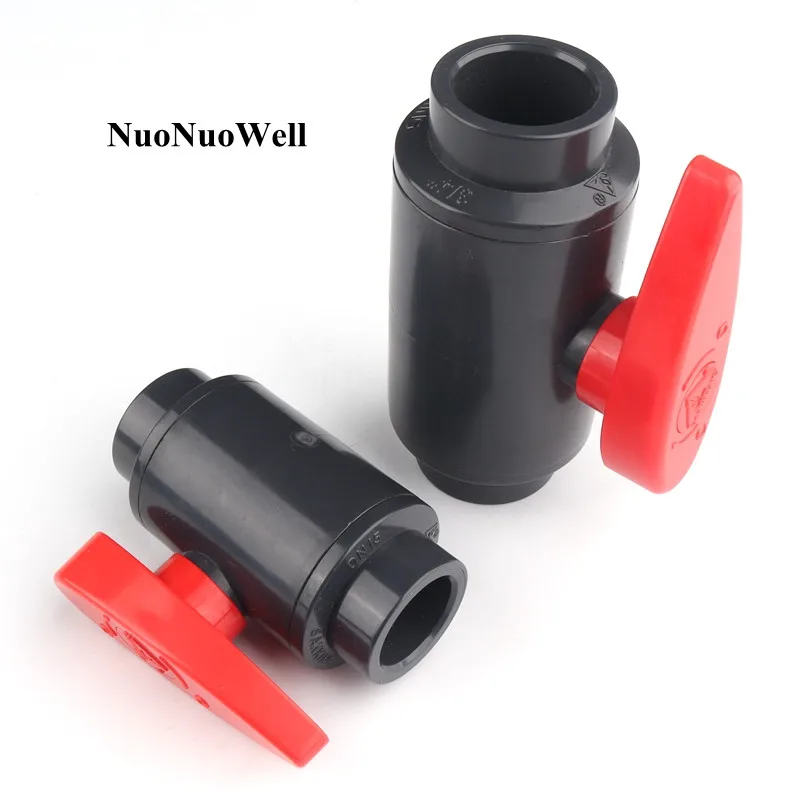 1 шт. 20 ~ 63 мм Высокое качество UPVC глобус клапан домашний сад водопроводная муфта