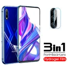 Гидрогелевая пленка 3 в 1 для Huawei honor 10 20 lite pro 10i 20i 8a 8x8s 8c 9x view 20 v20, защитная пленка для экрана, объектив камеры