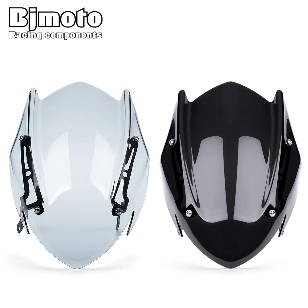 

BJMOTO Motorcycle ABS Plastic Windscreen For Suzuki GSX-S750 GSXS750 2017 2019 2018 2020 Motorbike Windshield Wind Deflectors