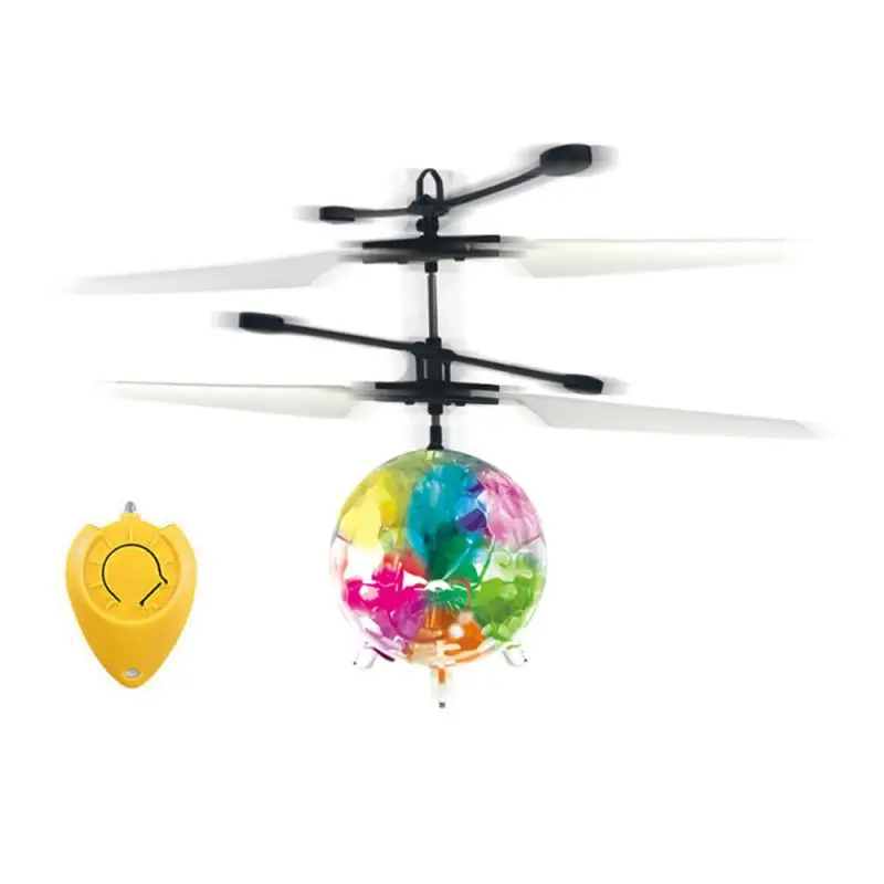 

Flying Ball LED Luminous Kid Flight Balls Electronic Infrared Induction Aircraft Remote Control Toys Magic Sensing Helicopter