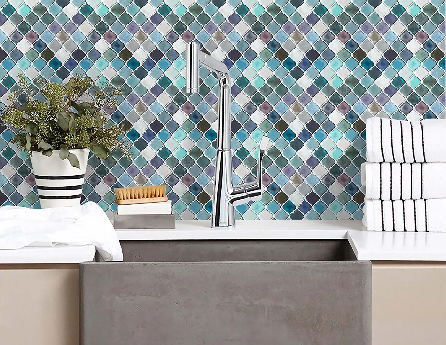 10pcs mosaic vinyl sticker self adhesive wallpaper 3d peel and stick wall tiles for kitchen and bathroom backsplash diy free global shipping