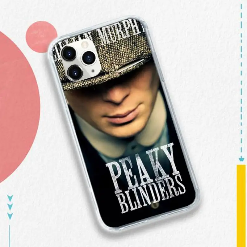 

British TV series Peaky Blinders Phone Case Transparent soft For iphone 5 5s 5c se 6 6s 7 8 11 12 plus mini x xs xr pro max