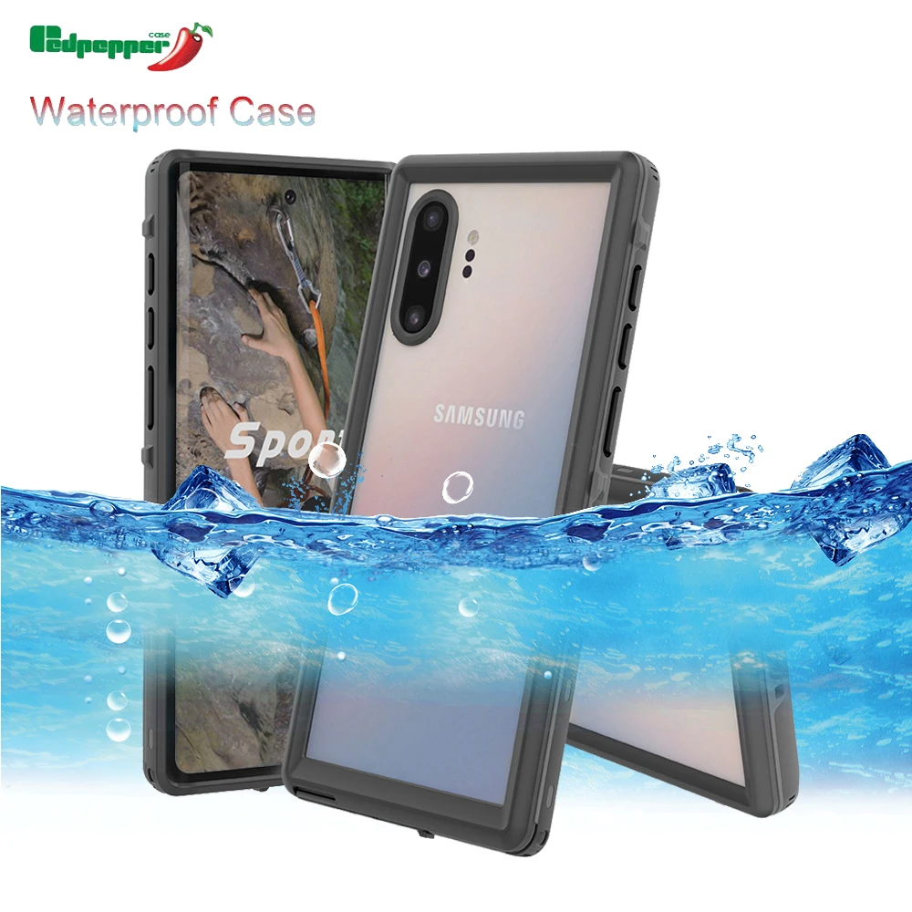 360 полностью водонепроницаемый чехол для Samsung Note 10 Plus мягкий прозрачный