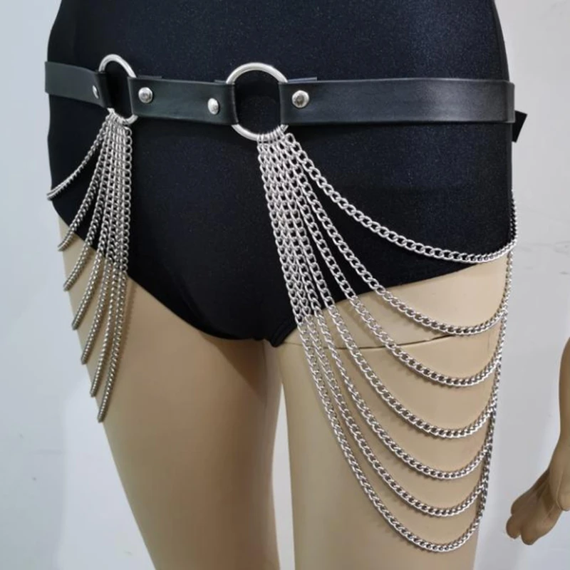 

Punk Style Sexy Waist Chain Body Jewelry for Women Girls Summer Bikini K3NF
