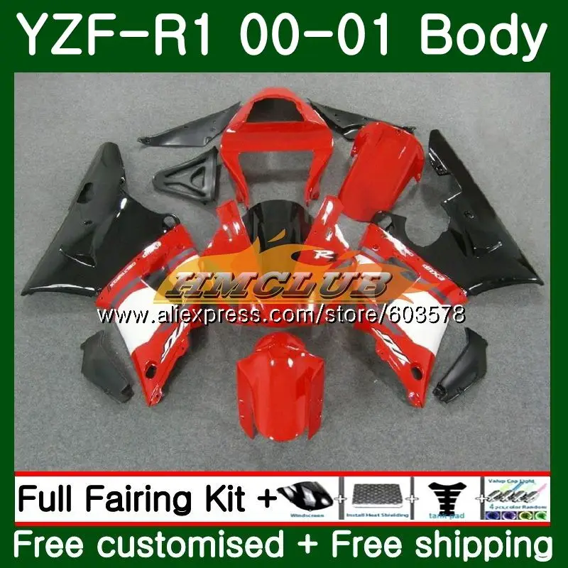 

Корпус для YAMAHA YZF 1000 YZF R 1 YZF-1000 2000 2001 рамка Черный Красный 59CL.2 YZF R1 00 01 YZF1000 YZF-R1 YZFR1 00 01 обтекатели