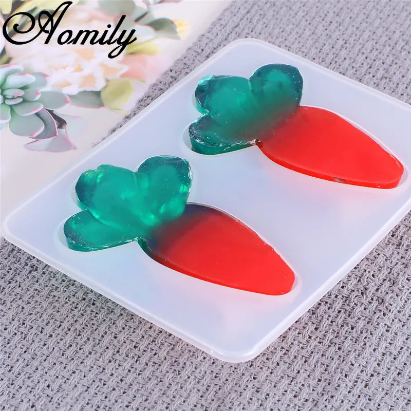 Новинка силиконовая форма Aomily в виде моркови для выпечки сделай сам льда мыла