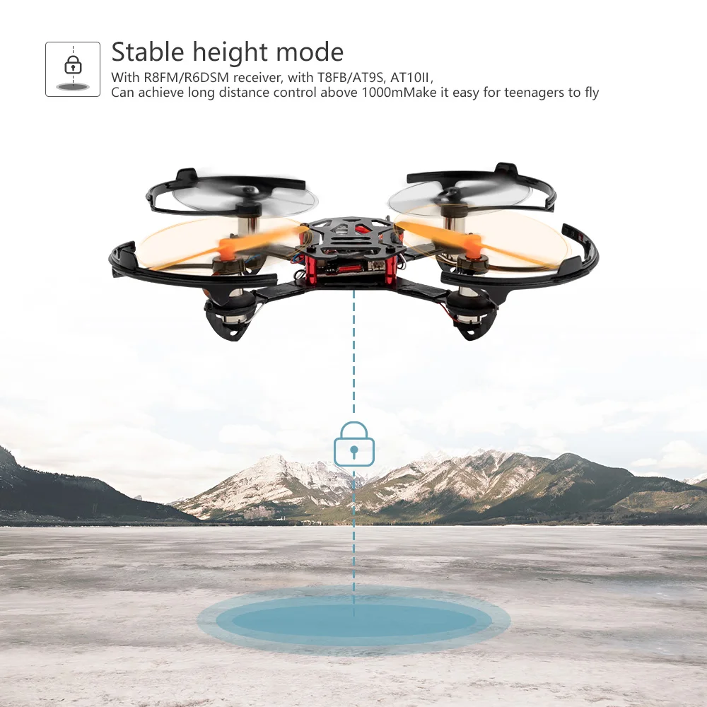 Radiolink F110S микро мини гоночный Дрон Квадрокоптер FC для RC начинающих, обучение, образование