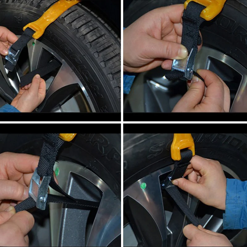 2019 10 шт ТПУ автомобильные цепи для снега противоскользящий ремень безопасное