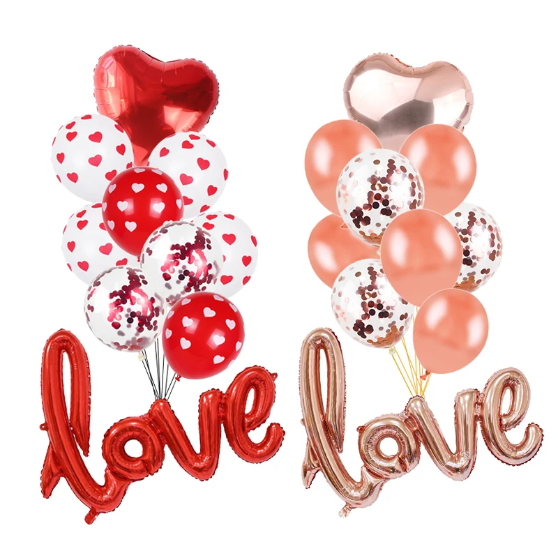 

Heart Balloon Holder Column love Confetti Balloons Stand Stick Wedding Party Ballons Decorations Baby Shower Birthday Party