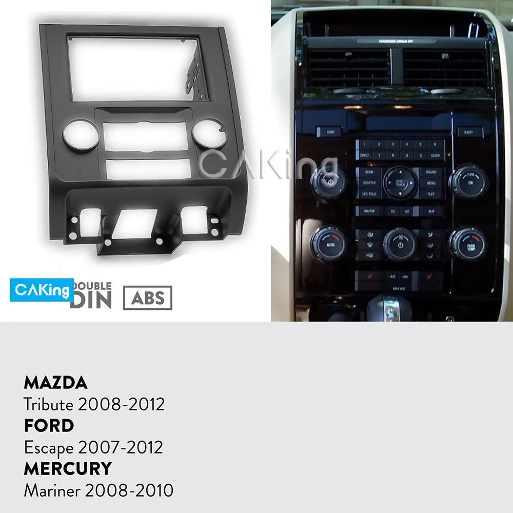 Панель радиоприемника Fascia ДЛЯ MAZDA Tribute 2008 2012 / FORD Escape 2007 MERCURY Mariner 2010 комплект