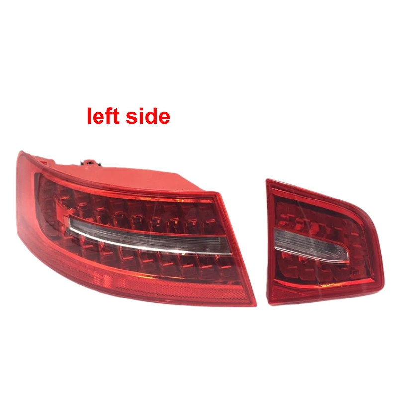 1pcs left side Для Audi A6 A6L C6 09-11 задний светильник задний фонарь стоп-сигнала задний светильник Корпус обратный абажур нет линии без светильник - Цвет: 1pcs left side