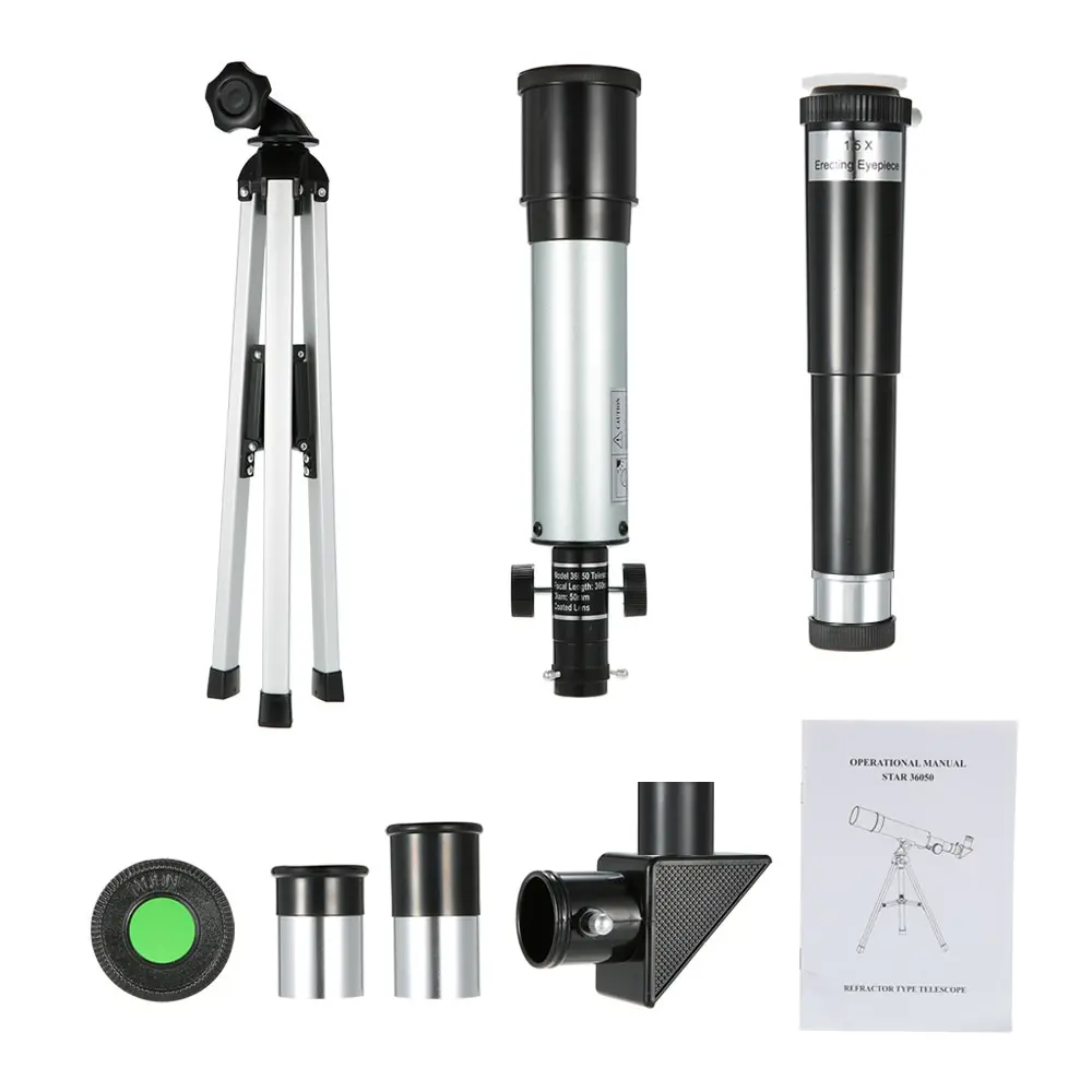 

F50360 Monocular Outdoor Telescope Spotting Scope Space Astronomical Telescope With Adjustable Portable Tripod TeleConverter