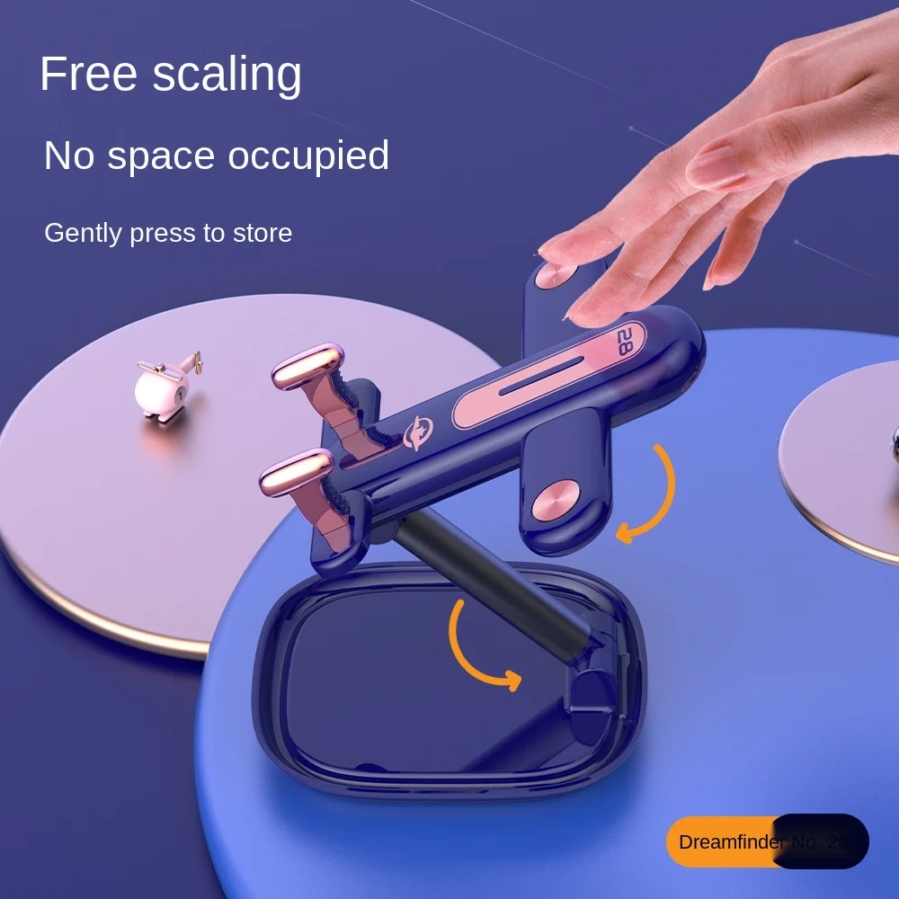 mobile phone stand desktop fixed retractable folding pink gift airplane lazy live broadcast tv tablet holder home accessories free global shipping