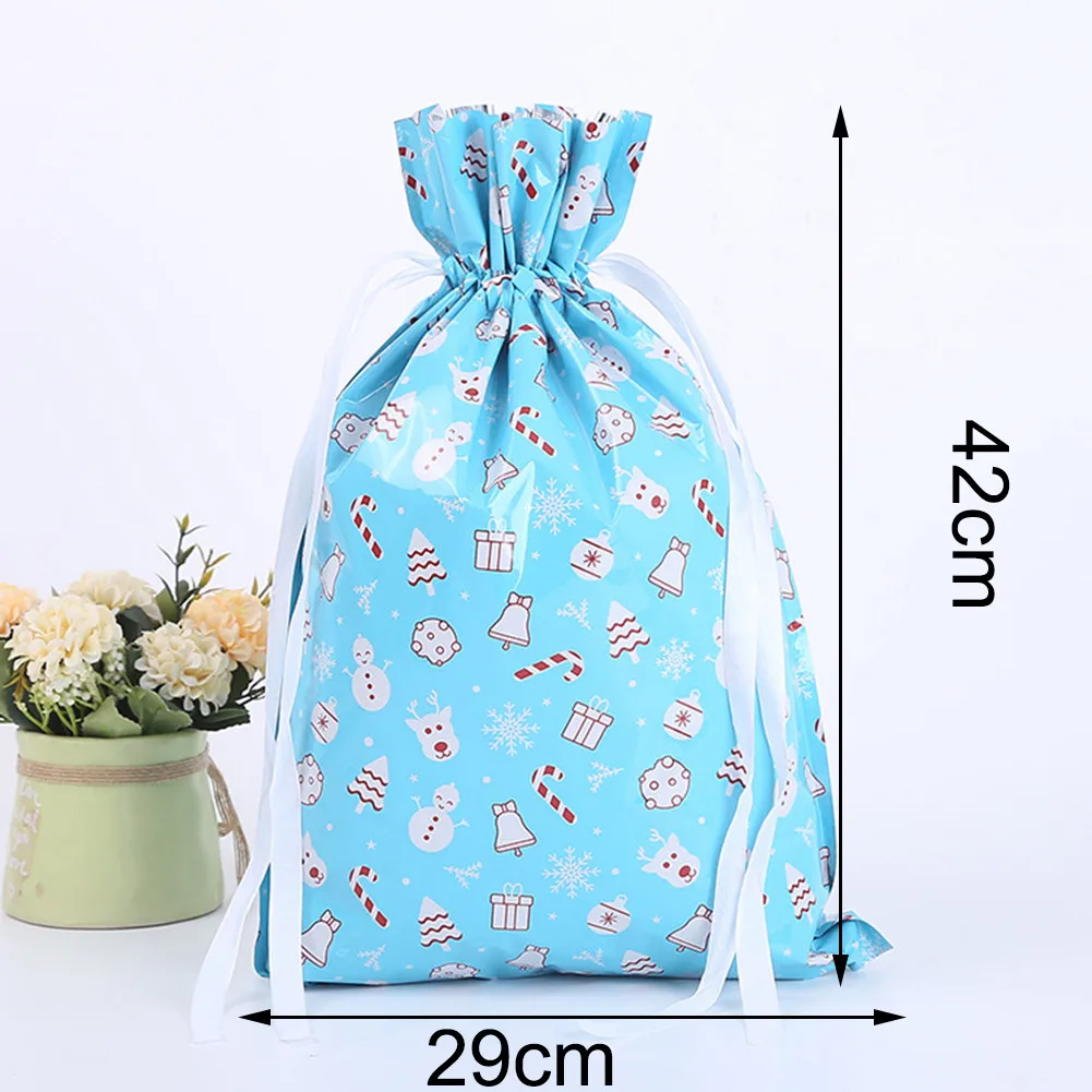 

5* Christmas Gift Party Bags Sacks Reusable Drawstring Wrap Present Storage Christmas 5*Christmas Gift Bag