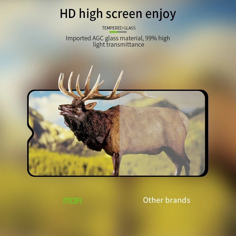 Mofi для Xiaomi Redmi Note 8 Pro Защита экрана для Xiaomi Redmi Note 8 Закаленное стекло пленка 3D изогнутый 9H Note8 Pro