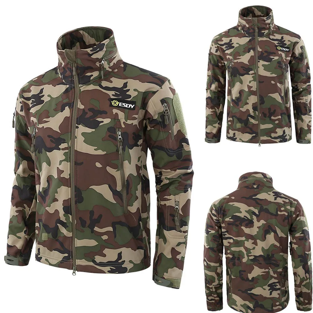 2019 армейская камуфляжная Мужская куртка военная тактическая зимние