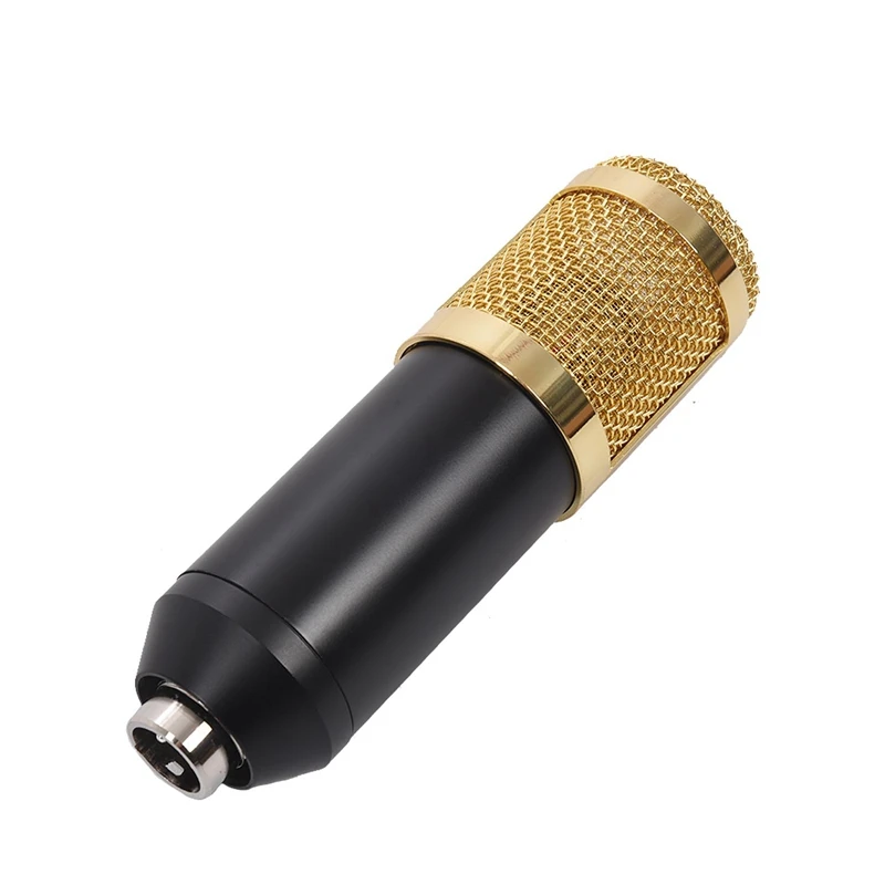

BM800 Condenser Microphone Kit Studio Suspension Boom Scissor Arm Sound Card