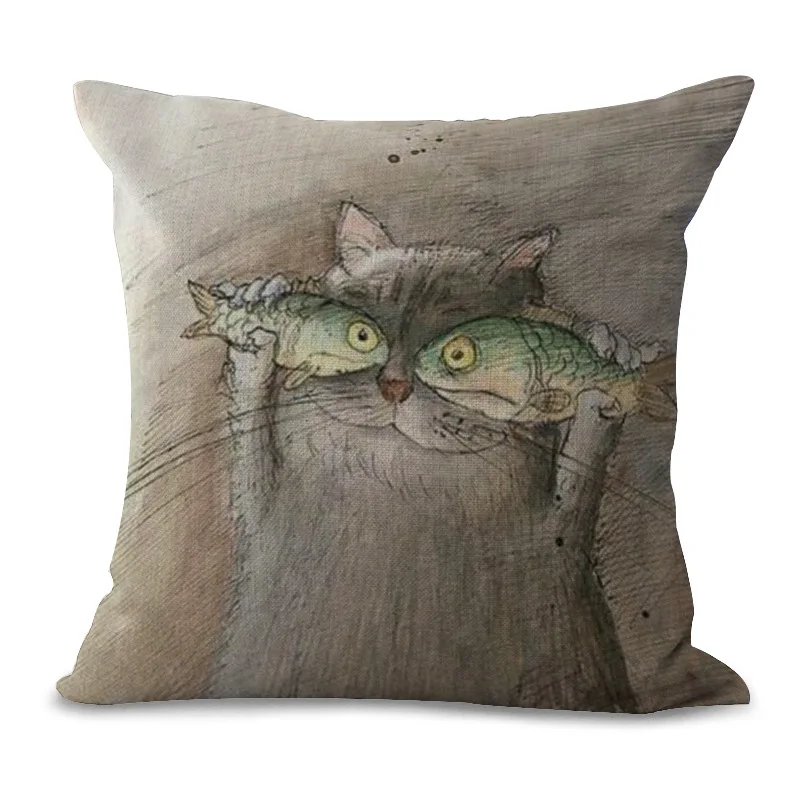 

Trendy Animal Print Peach Skin Pillow Cushion Office Sofa Soft and Comfortable Pillowcase Wholesale