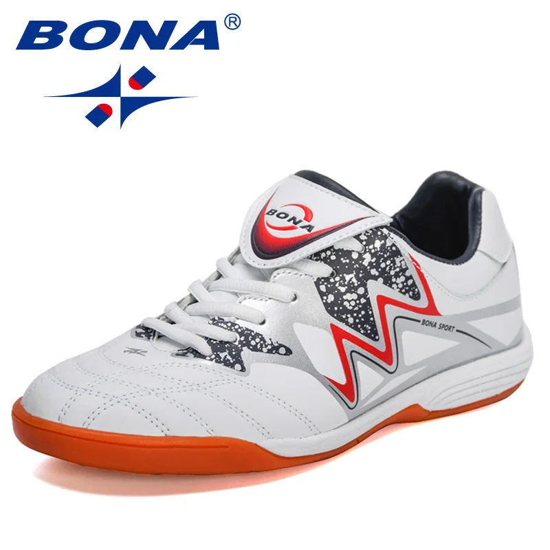 BONA 2021 New Designers Football Boots Men Outdoor Professional Training Sneakers Soccer Shoes Man Sport Shoes Walking Footwear