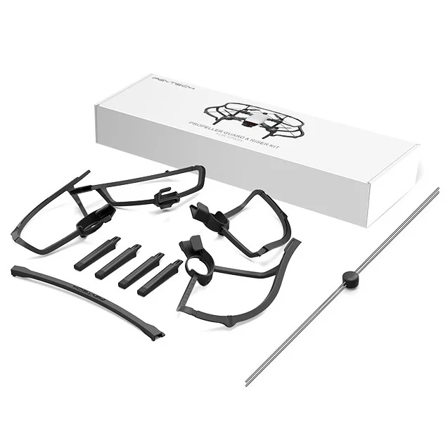 

Lightweight For DJI Spark Drone Accessories Carbon Fiber Top Shield Cage Propeller Guard Full Protection Guard Riser Kit