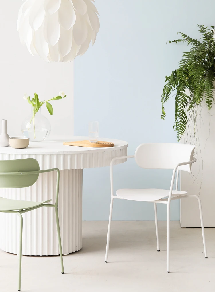 Простой Инс стул промышленный ветер кованого железа Металла Открытый спинка