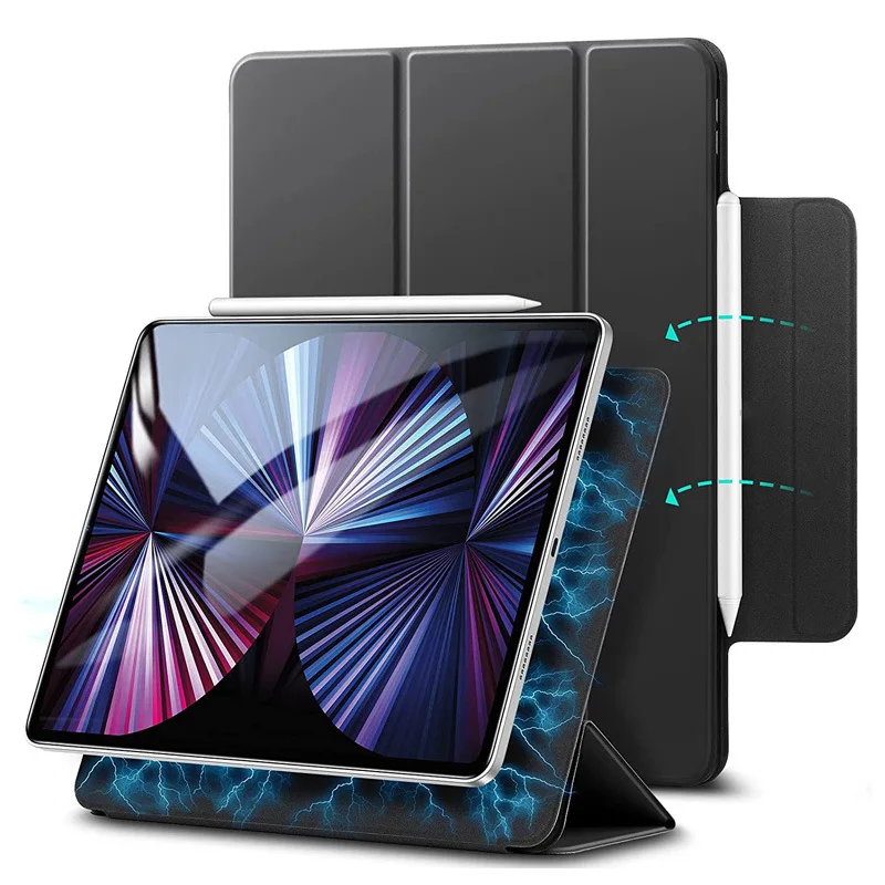 Для iPad Air 4 Чехол для Pro 11 12 9 дюйма 2021 M1 Тонкий Магнитный чехол 2020 с поддержкой