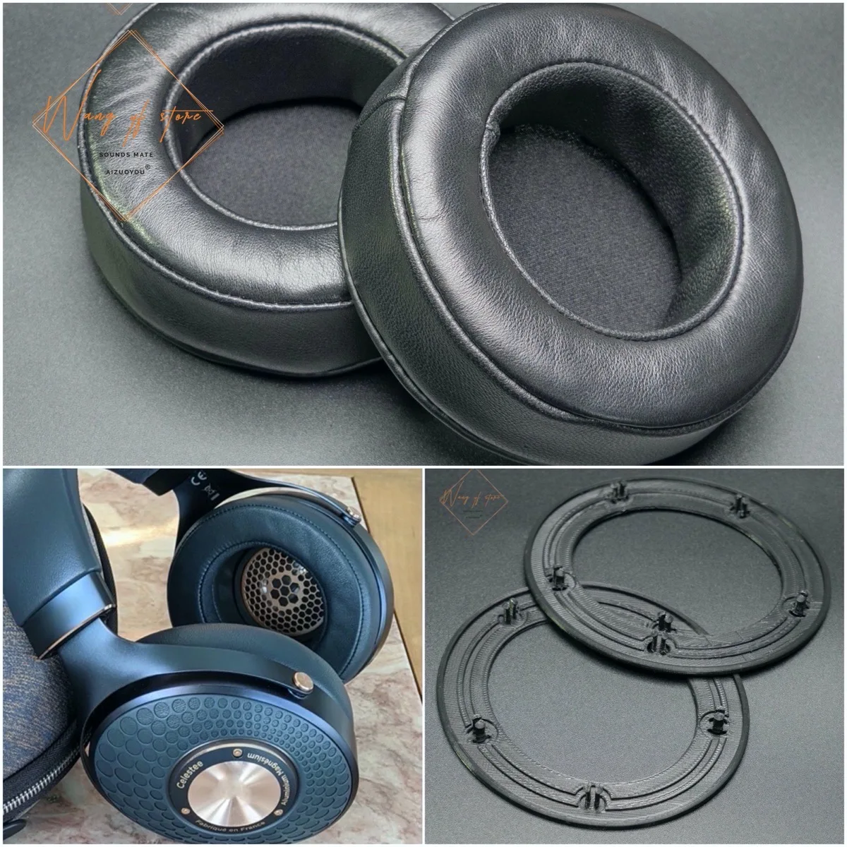 Амбушюры из овечьей кожи поролоновая подушка для наушников Audeze LCD2 LCD3 LCD4Z LCD-XC MX4
