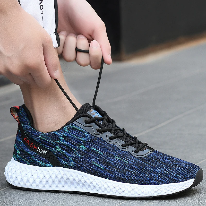 Весна Осень 2020 новые кроссовки мужская повседневная обувь дышащая Нескользящая