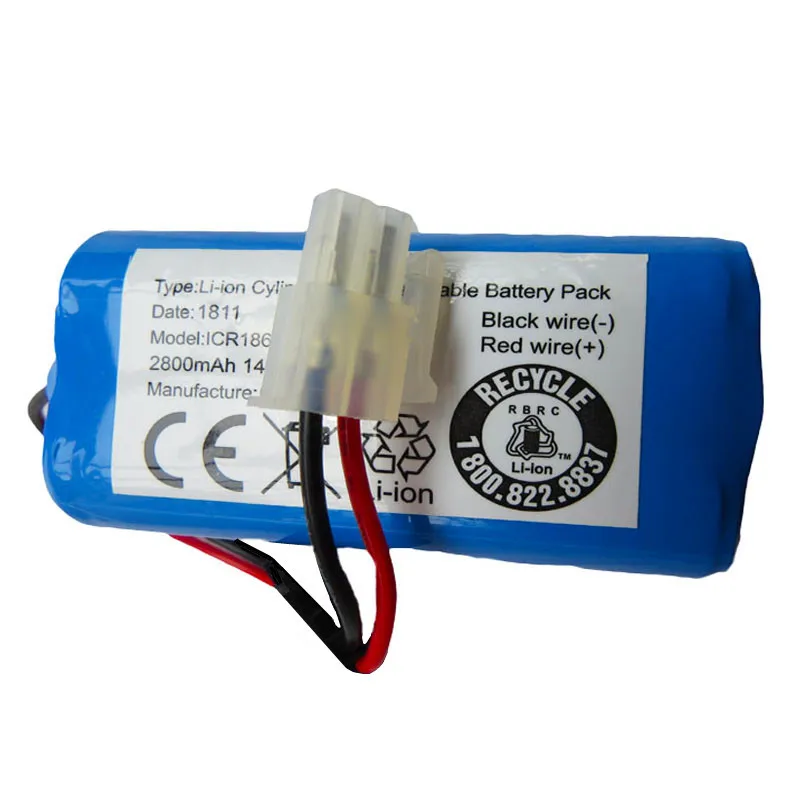 

New 2Pcs Original High quality 14.8V 2800mAh battery Rechargeable Battery for ILIFE ecovacs V7s A6 V7s pro Chuwi iLife battery