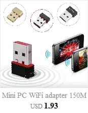 WiFi адаптер USB Usb wifi ethernet Сетевая карта мини ПК WiFi Беспроводная компьютерная сетевая карта приемник двухдиапазонный дропшиппинг