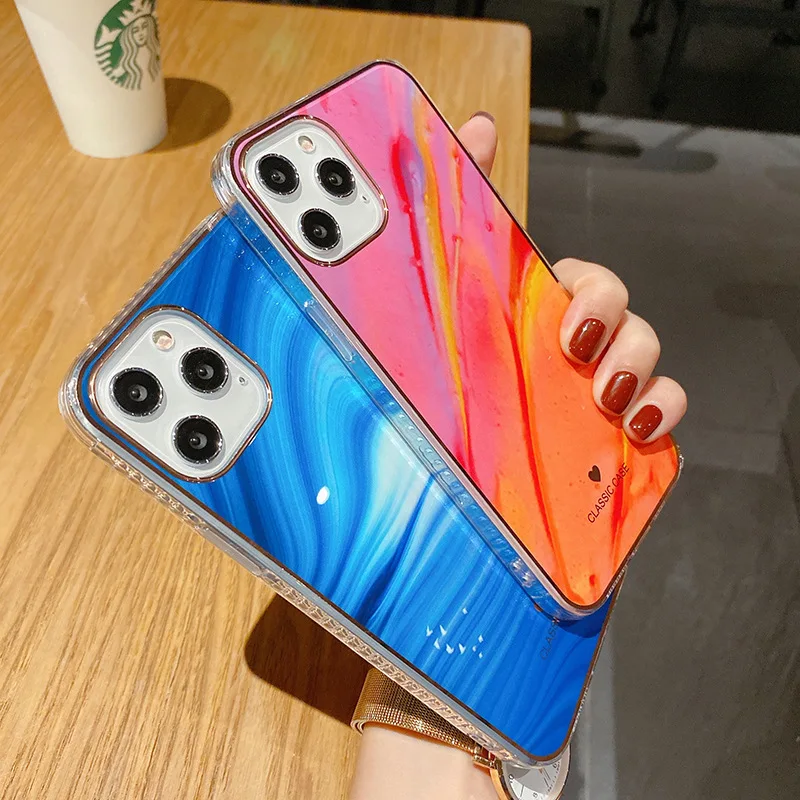 Роскошный чехол для телефона iPhone12mini мобильного 11Pro Xs покрытием окрашенные флип